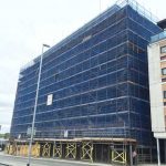 Victoria House scaffolding (2) - Aspen Woolf